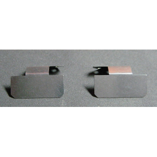 Repro Schienenreinigerblech Set (links und rechts)