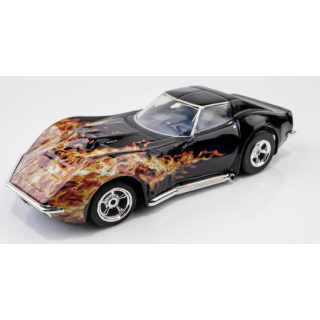 Mega G+ 1968 Corvette L88 schwarz/geflammt