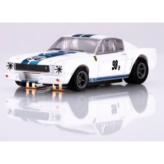 Mega G+ 1965 Shelby Mustang GT350-Wht/Blue #98