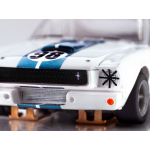 Mega G+ 1965 Shelby Mustang GT350-Wht/Blue #98