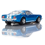 Mega G+ 1966 Shelby Mustang GT350 saphirblau mit weißen Streifen