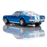 Mega G+ 1966 Shelby Mustang GT350 saphirblau mit weißen Streifen