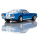 Mega G+ 1966 Shelby Mustang GT350 saphirblau mit weißen Streifen